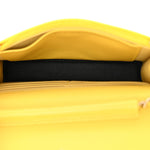 Caviar Quilted Wallet on Chain WOC Yellow
