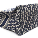 Oblique Large Book Tote Blue Multicolor