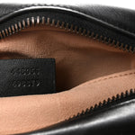 Calfskin Matelasse Mini GG Marmont Chain Shoulder Bag Black