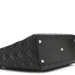 Lambskin Cannage Large Lady Dior Black