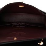 Caviar Quilted Small Double Flap Black