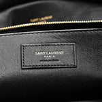 Lambskin Matelasse Monogram Large Jamie 4.3 Black