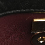 Caviar Quilted Mini Coco Handle Flap Black