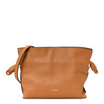 Calfskin Mini Flamenco Knot Clutch Warm Desert