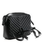 Calfskin Matelasse Monogram Monochrome Lou Camera Bag Black