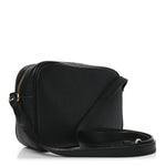 Pebbled Calfskin Small Soho Disco Bag Black