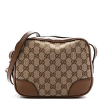 Monogram Mini Bree Messenger Bag Beige Tabacco