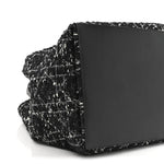 Tweed Cannage Large Toujours Black White