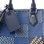 Damier Heritage Speedy Bandouliere 25 Blue