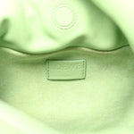 Nappa Calfskin Flamenco Knot Clutch Green