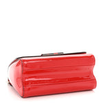 Patent Monogram Infrarouge Twist Shoulder Bag PM Coquelicot