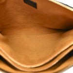 Lambskin Embossed Monogram Coussin MM Black