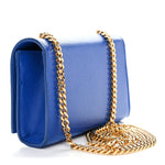 Grain De Poudre Small Classic Monogram Kate Satchel Royal Blue