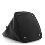 Taurillon Clemence Picotin Lock 22 MM Black