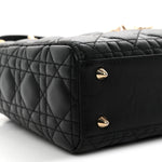 Lambskin Cannage Small My ABCDior Lady Dior Black