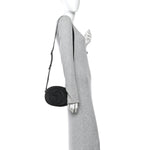 Sakai Be Green Calfskin Diagonal Stitched Mini Blondie Shoulder Bag Craclet Brown