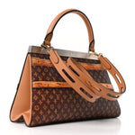 Calfskin Transformed Monogram Time Trunk Crown Frame Bag