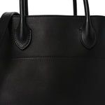 Polished Saddle Calfskin Soft Margaux 12 Black