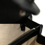 Pebbled Calfskin Small Dionysus Shoulder Bag Black