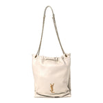 Lambskin Matelasse Monogram Medium Jamie 4.3 Pochon Blanc Vintage