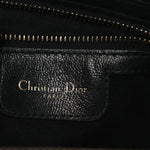 Goatskin Double Saddle Pouch Black