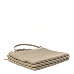 Lambskin Large Trio Crossbody Bag Beige