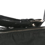 Nylon Shoulder Bag  Black