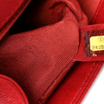 Caviar Quilted Medium Boy Flap Red