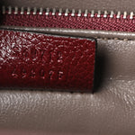 Grainy Calfskin Small Zumi Top Handle Bag Vintage Bordeaux