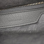 Baby Drummed Calfskin Micro Luggage Kohl