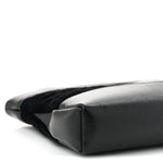 Suede Shiny Crumpled Calfskin Quilted Nano 31 Shopping Bag Black