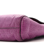 Heavy Grain Calfskin Small Margaret Crossbody Purple