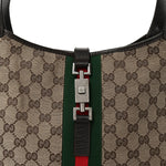 Monogram Web Jackie O Hobo Dark Brown