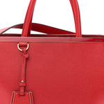Vitello Elite Flamingo Regular 2Jours Tote Rosso Fiamma