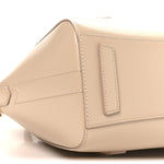 Box Calfskin Mini Lock Antigona Shoulder Bag Natural Beige