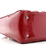 Patent Cannage Medium Lady Dior Red