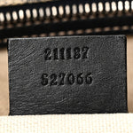 GG Supreme Monogram Medium Zippered Shopping Tote Navy