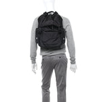 Nylon Saddle Backpack Black