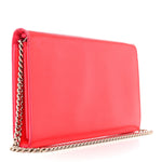Grain de Poudre Classic Letters Chain Wallet Fuchsia