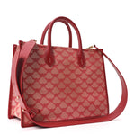 Lauretos Nappa Medium Himmel Shopper Tote Red