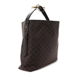 GG Supreme Monogram Large Beatrix Tote Dark Brown