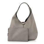 Calfskin Margot Hobo Grey