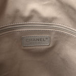 Striped Canvas Deauville Drawstring Backpack Black