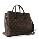 Monogram Flower Tote Black