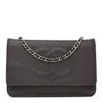 Caviar Timeless CC Wallet on Chain WOC Grey