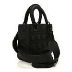 Ultra Matte Calfskin Cannage Small My ABCDior Lady Dior Black
