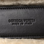 Calfskin Shearling Bang Bang Vanity Case Light Brown Teddy