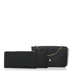 Empreinte Pochette Felicie Chain Wallet Black