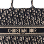 Oblique Large Book Tote Blue Multicolor