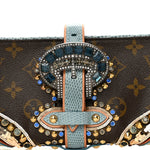 Monogram Lizard Embellished Les Extraordinaires Clutch